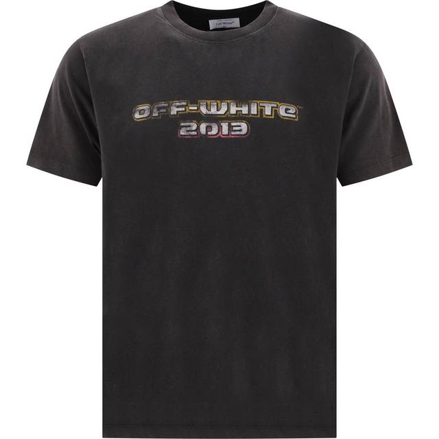 Off-White Mens Bacchus Slim Black T-Shirt - Size Medium