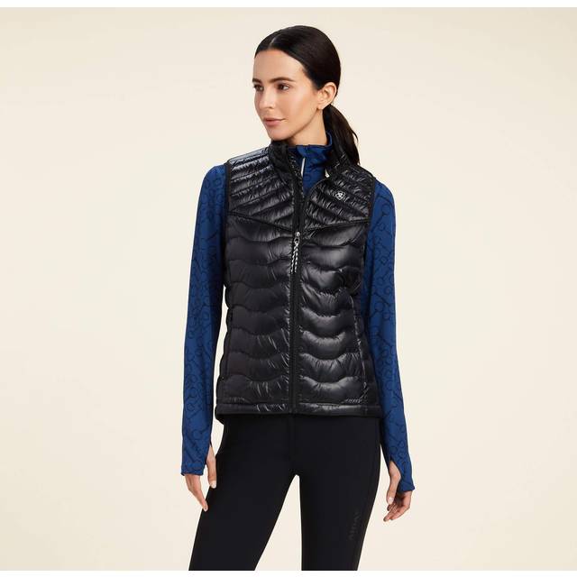 Women's Ideal Down Gilet in Ir Black, Size X-Small, by Ariat