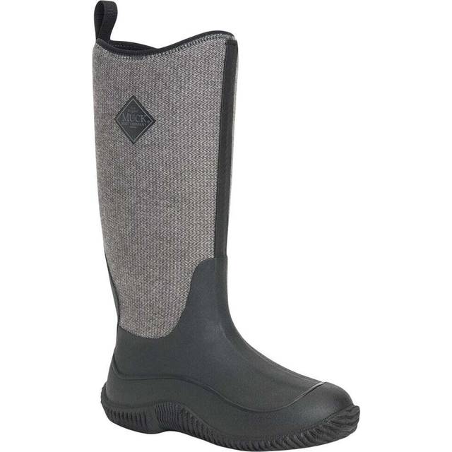 Muck Boots Dam/Dam Hale Herringbone Wellington Boots 9 UK svart