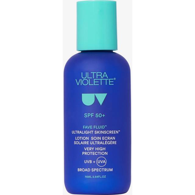 Ultra Violette Sol & skydd Ansikte Fave Fluid SPF50+ Lightweight Fragrance-Free Skinscreen 75 ml (7.053,00 kr / 1 l)