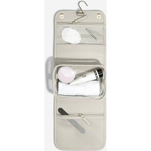 Stackers Oatmeal Travel Toiletry Bag - Clear