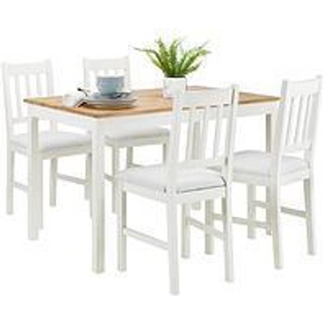 Carmel 4 - Person Solid Oak Dining Set (4)
