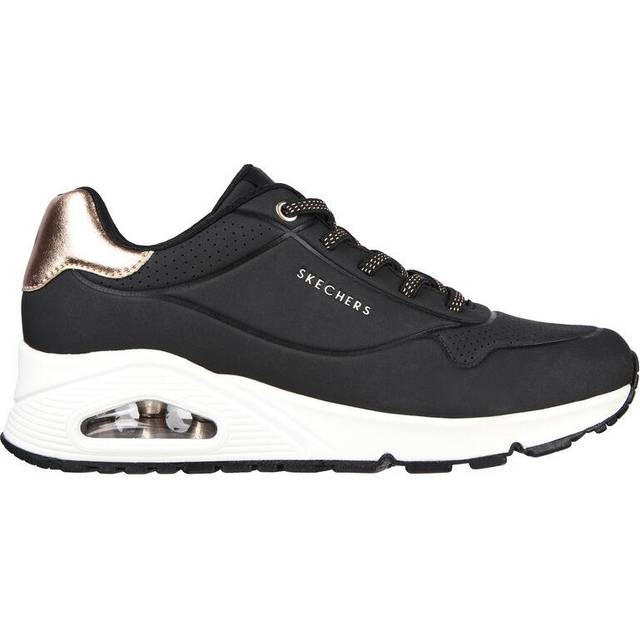 Street Uno - Shimmer Away Casual Trainers - SKE36508 / 322 414 - Black