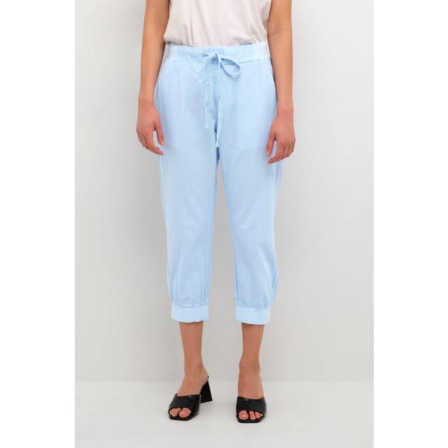 KAFFE Naya Capri Cropped Tapered Joggers