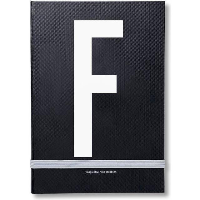 Design Letters Design Letters personlig anteckningsbok F - Svart