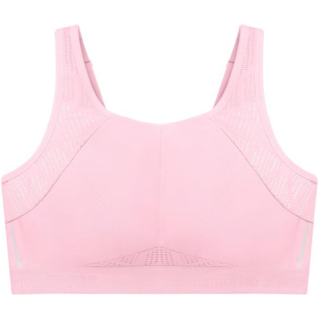 Glamorise Dam bustier BH med perfekt grepp sportbra, ogenomskinlig, Perfekt rosa, 75G