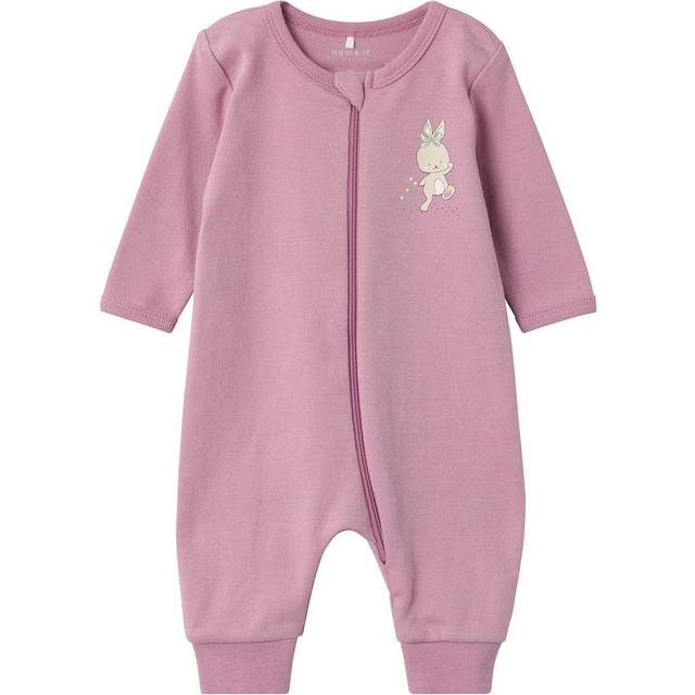 Namn det baby flicka Nbfnightsuit dragkedja orkidé kanin Noos sovsparkdräkt, Orkidé haze, 104