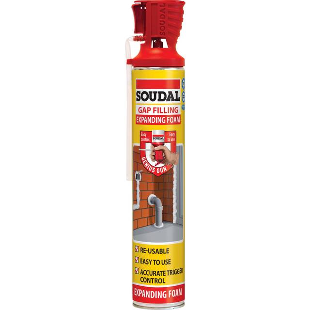 Soudal Genius Gun Gap Filling Expanding Foam 750ml
