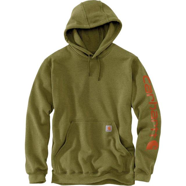 Carhartt Workwear K288 Sleeve Logo Hoodie Loose baggy fit True Olive H