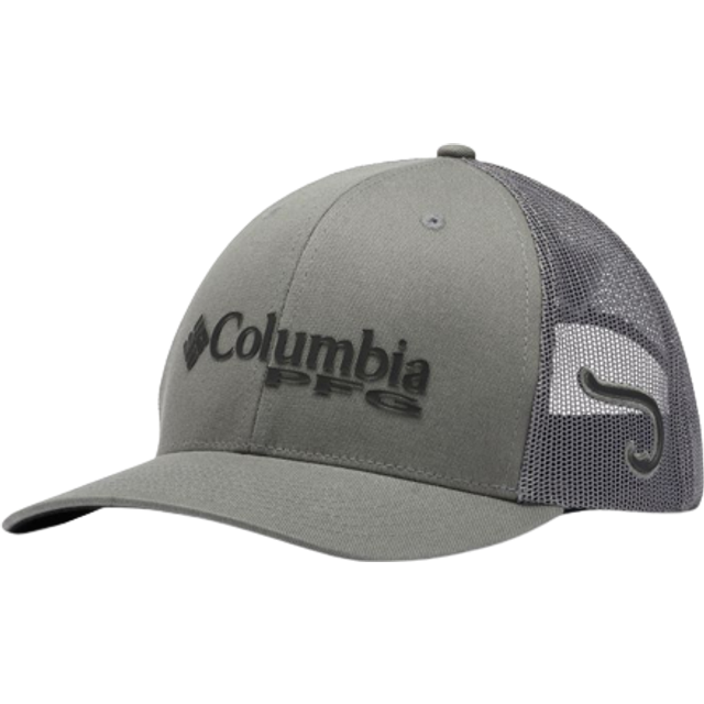 Columbia PFG Logo Mesh Snapback- - Grey (O/S)