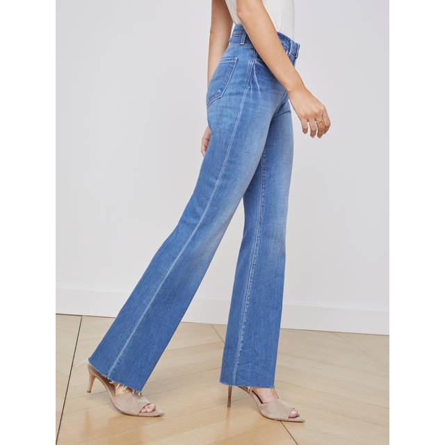 Sera High Rise Sneaker Flare Jeans - BORDELLO - 29