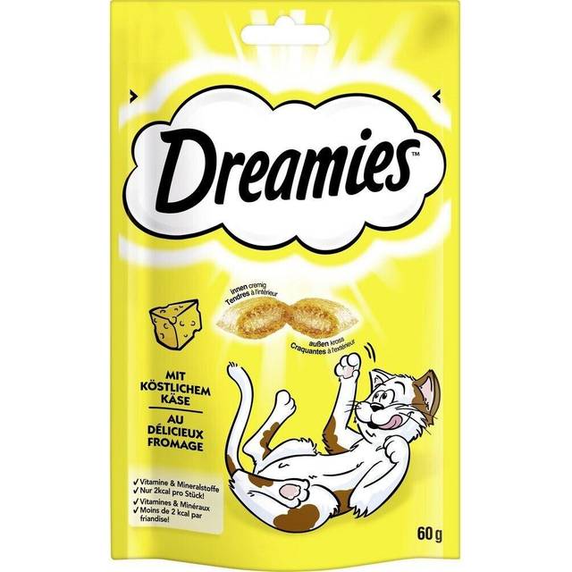 Dreamies Cat Treat Biscuits with Cheese, 60g