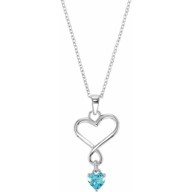 amor Kette mit Anhänger 925 Sterling Silber Damen Halsschmuck, mit Zirkonia synth., Silber, Kommt in Schmuck Geschenk Box