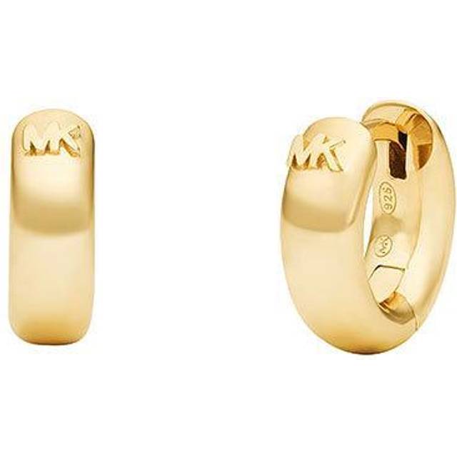 Michael Kors Premium Gold Tone Hoop Earrings