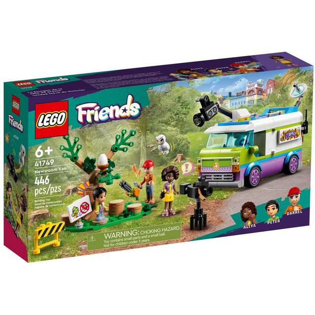 LEGO Friends: Newsroom Van Animal Rescue Toy Playset (41749)