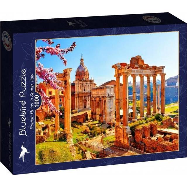 Roman Ruins in Spring, Italy