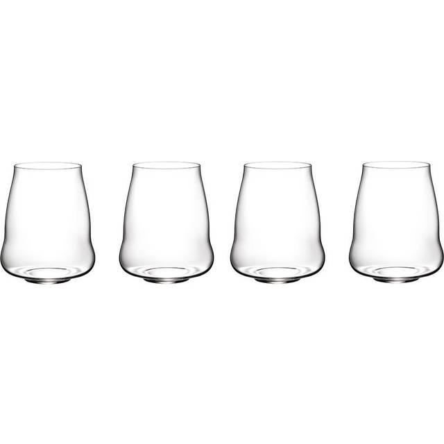 Riedel Pinot Noir Crystal Stemless Wine Glasses, Box of 4