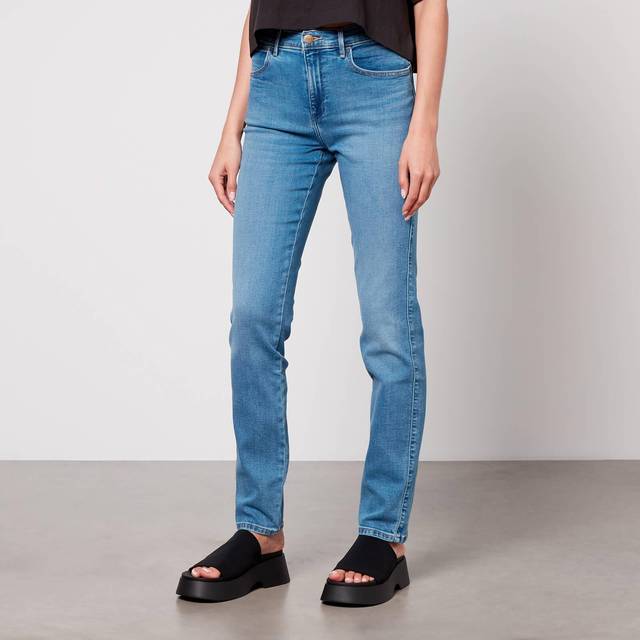 Wrangler dam slim pearl jeans, pärla, 27W / 32L