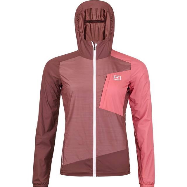 Ortovox Windbreaker Jacket - Vindjacka - Dam Mountain Rose L