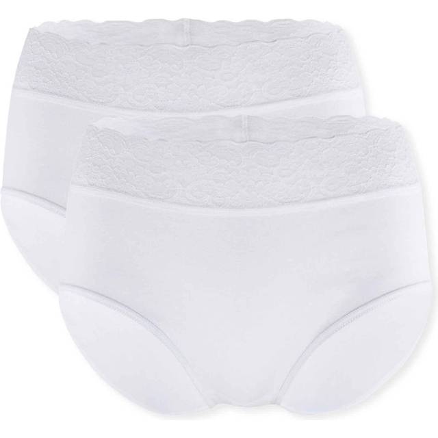 Calida 2-pack Iconics Midi Brief - White - 42 * Kampanj *