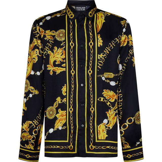 Versace Jeans Couture shirt in viscose - Black - 48