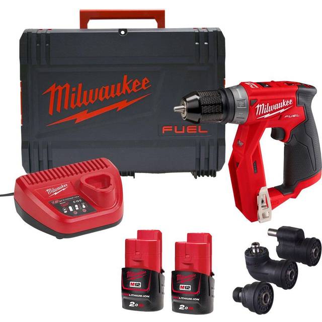 Milwaukee m12 fuel 2505-20 4-in-1 installation tool drill driver kit usa bag