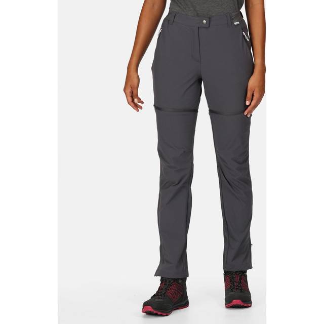 Regatta Womens Mountain Zip Off Water Repellent Trousers UK 16S- Waist 33', (84cm), Inside Leg 29'