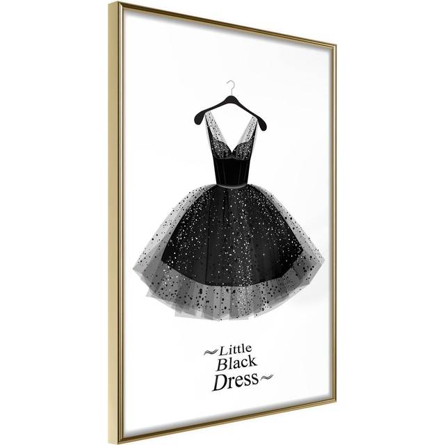 Inramad Poster / Tavla - LBD - 40x60 Guldram