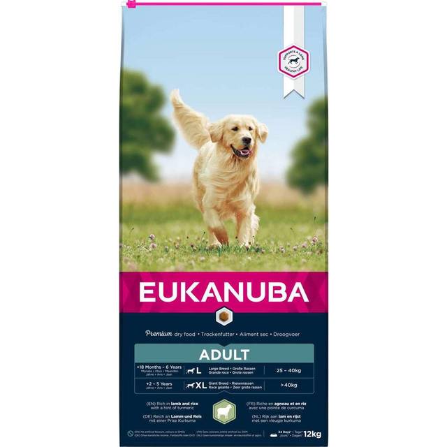 EUKANUBA Adult Large Breed Lamm & Ris 12 kg