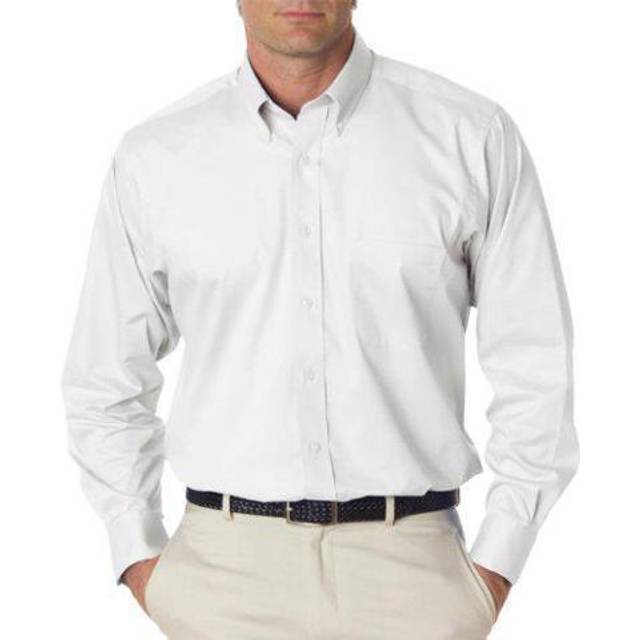 Van Heusen Klänning skjorta för män, Vitt, XXL