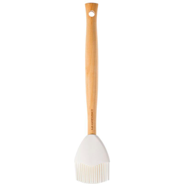 "Le Creuset Silicone Craft Series Basting Brush, 10 1/2"" x 2 1/8"", White"
