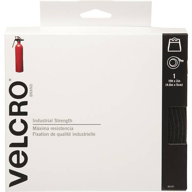 "VELCRO(R) Brand Industrial Strength Tape 2""X15'-Black -90197"