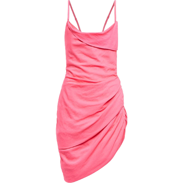 Jacquemus La Robe Saudade voile minidress - pink (UK 14)