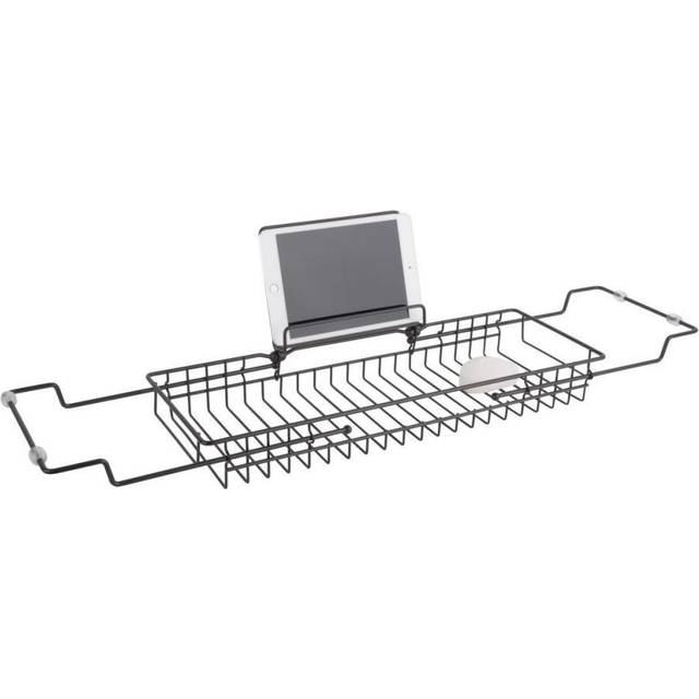 Iron tub bridge Present Time Caddy - Noir - 18x20 cm