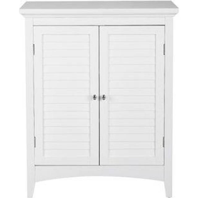 Teamson Home Wooden Free Standing Bathroom Cabinet - White, White