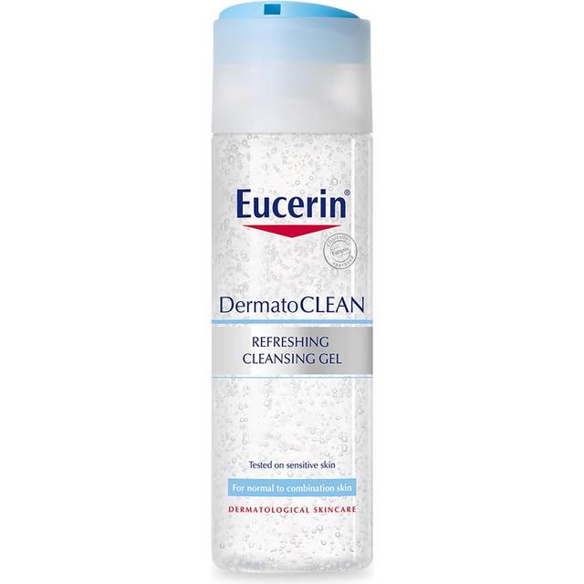 Eucerin Dermato Clean Refreshing Cleansing Gel 200ml - for Normal / Combination Skin - with Hyaluronic Acid - Face the Future