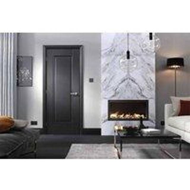 LPD Eindhoven Black Internal Door (Size: 1981 x 762mm, Thickness: 35mm, Fire Door: No)