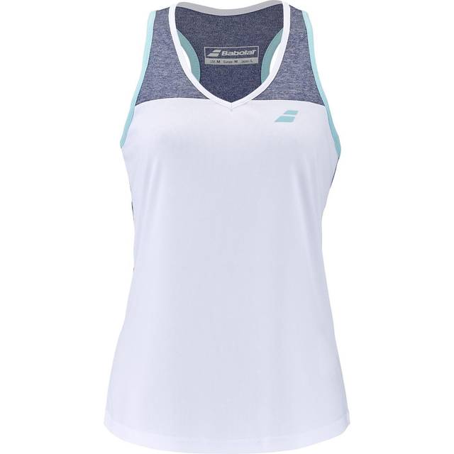 Babolat Play Tank Top Women White/Blue