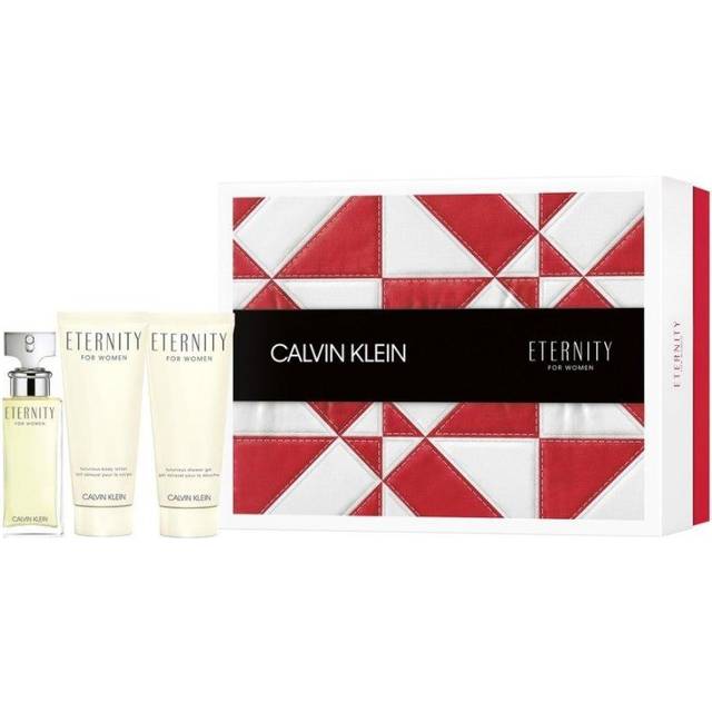 Calvin Klein Eternity Pour Femme - Gift Set With 50ml EDP Spray, 100ml Body Lotion and 100ml Body Wash