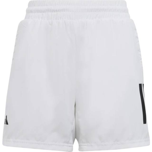 Adidas Boys Club 3-Stripe Shorts, Padel- och tennisshorts kille - VIT (140 cl)