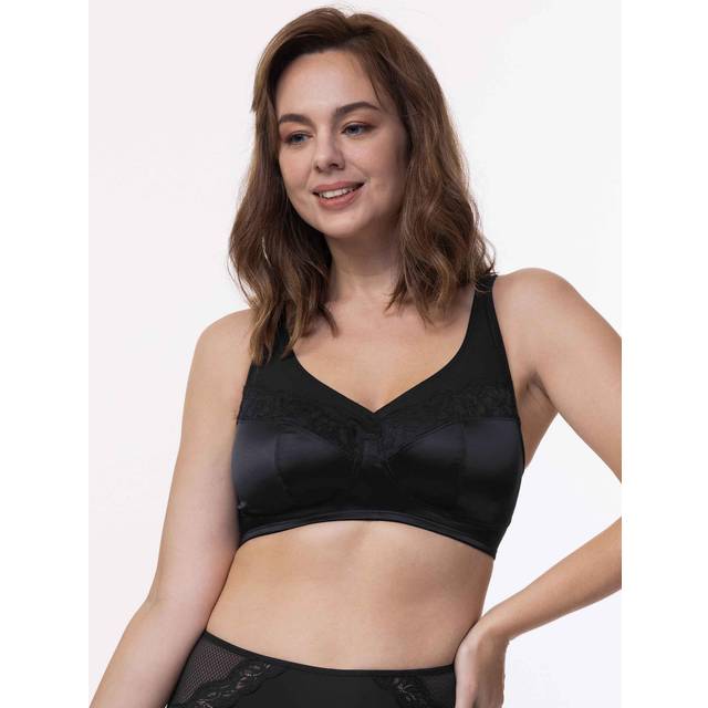 Tegan Minimiser Bra - Black - 38DD