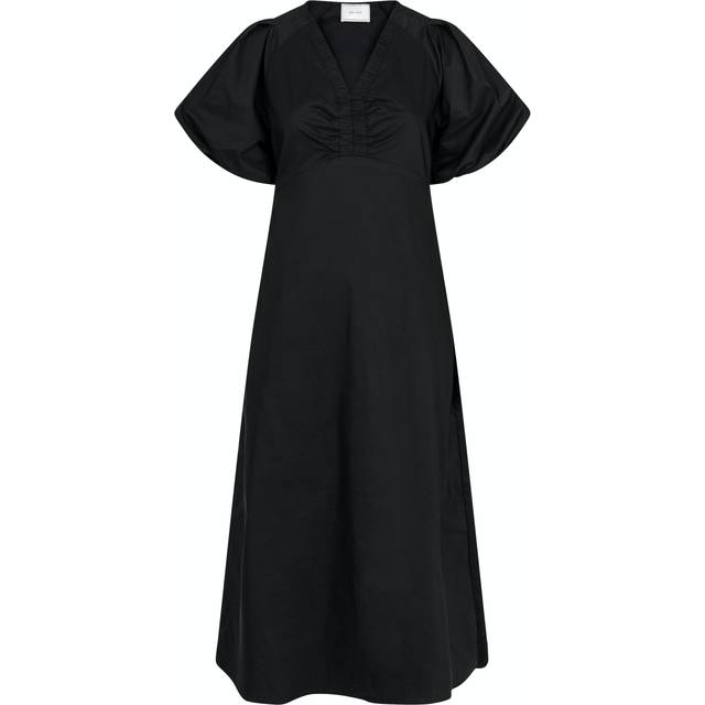 Neo Noir Illana Poplin Dress BLACK