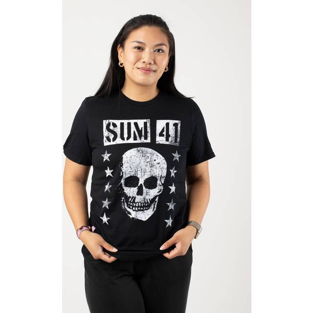 Sum 41 - Grinning Skull - T-Shirt - black - L - 100% Cotton,Jersey