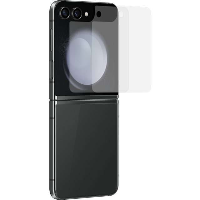 Samsung Galaxy Z Flip5 främre skärmskydd till mobiltelefon.