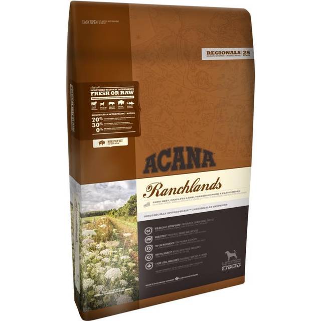 Acana Ranchlands Hundfoder 11.4 kg - Spannmålsfritt, Högsta Protein (11.4 kg)