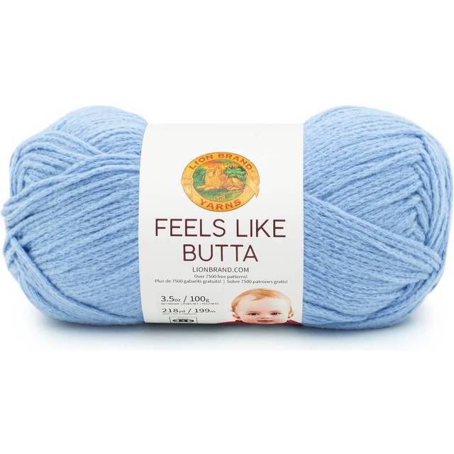 Lion Brand Feels Like Butta Yarn-periwinkle - 215-145