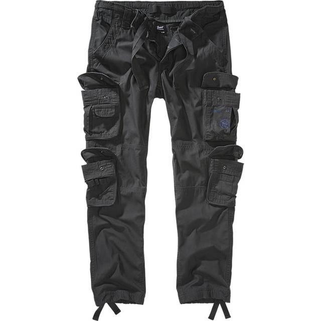 Brandit Pure Slim Fit, cargo pants , color: Dark Grey , size: S