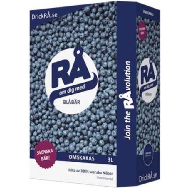 RÅ Blåbär Bag-in-Box, 3000 ml