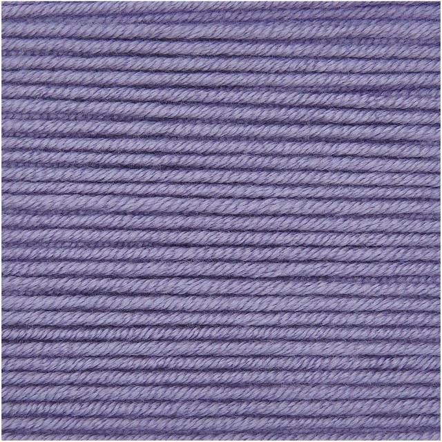 Knitting Wool Silky Touch Coloured Soft Washable Yarn Purple 220m