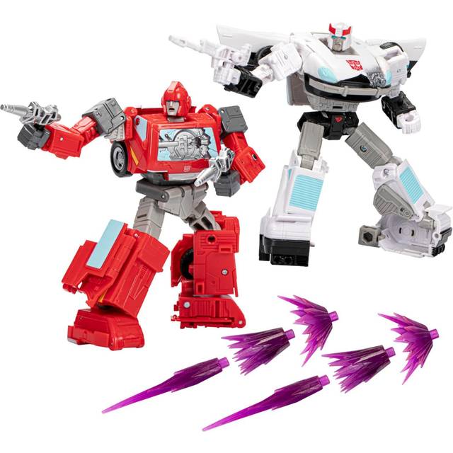 transformers generations buzzworthy bumblebee series 2023 studio series deluxe class 2 packs #86-20BB&24BB “Transformers The Movie” prowl & ironhide